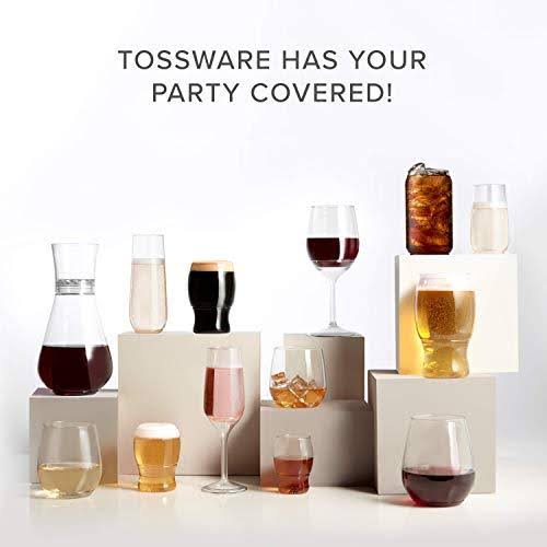 Clear Plastic Stemmed Wine Glasses 14 oz 48 Count R93082
