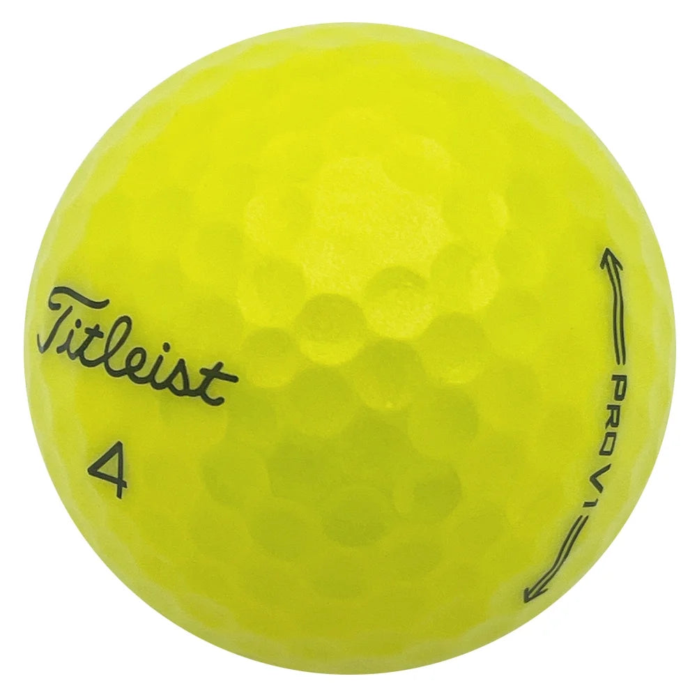 36 Yellow Pro V1 2022 5A Recycled Golf Balls C118320