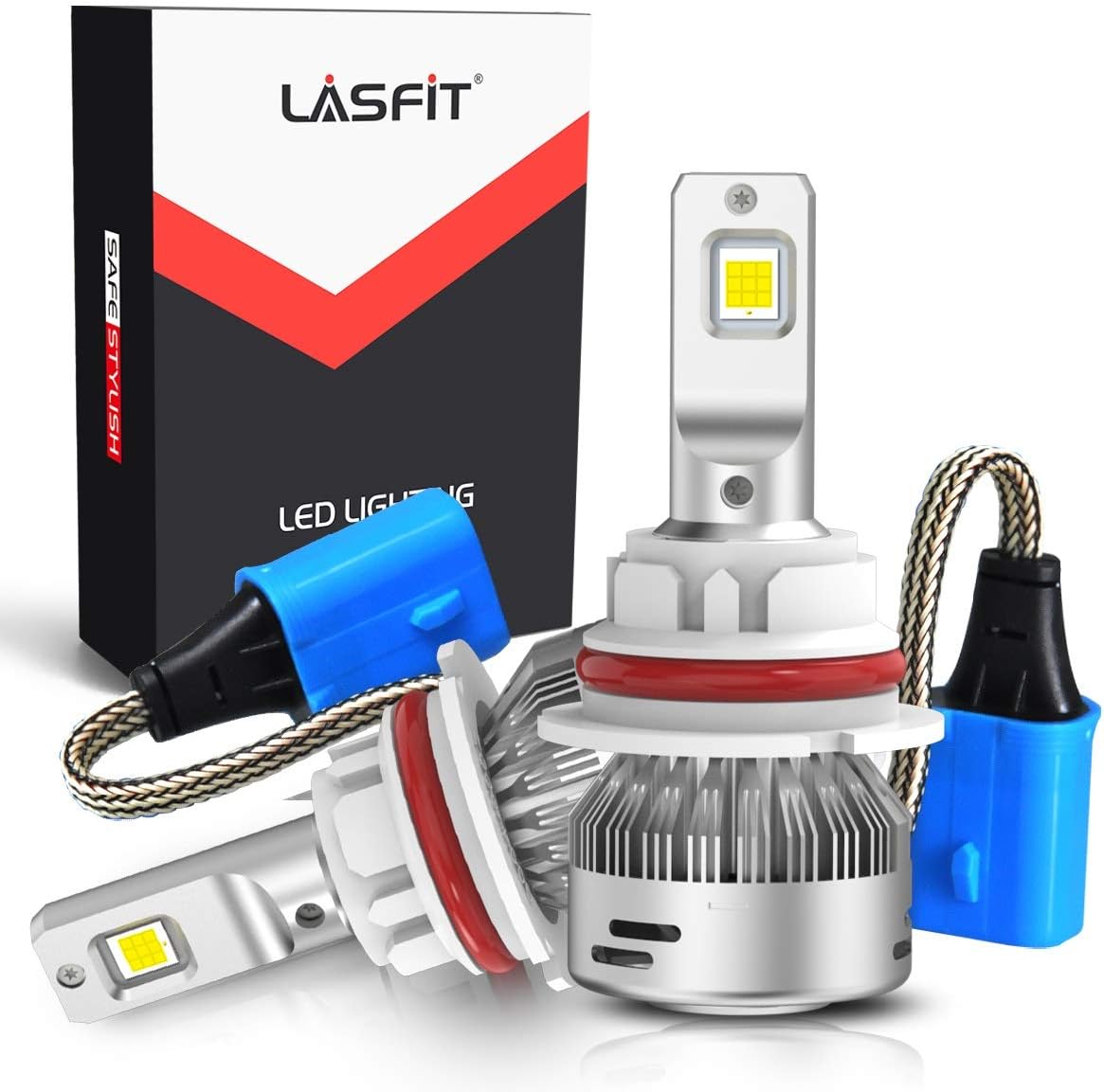 60w 6000lm 6000K Cool White LED Bulbs Conversion Kit Pack of 2 M929043