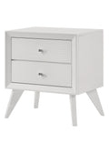 White 2 Drawer Night Stand H420047