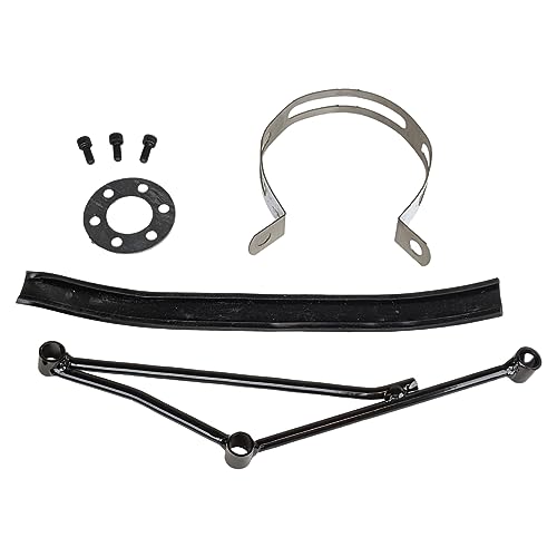High Performance Exhaust System Muffler for GY6 50cc Scooter Moped (Black) E35342