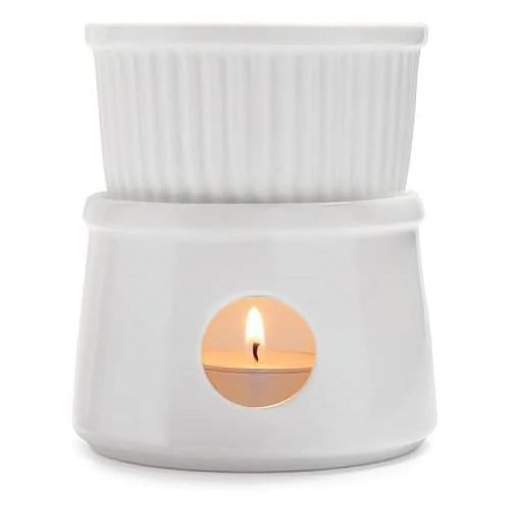 White Butter Warmer O9066