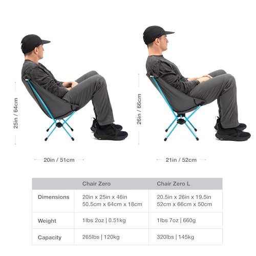 Black Ultralight Compact Backpacking Chair H10338