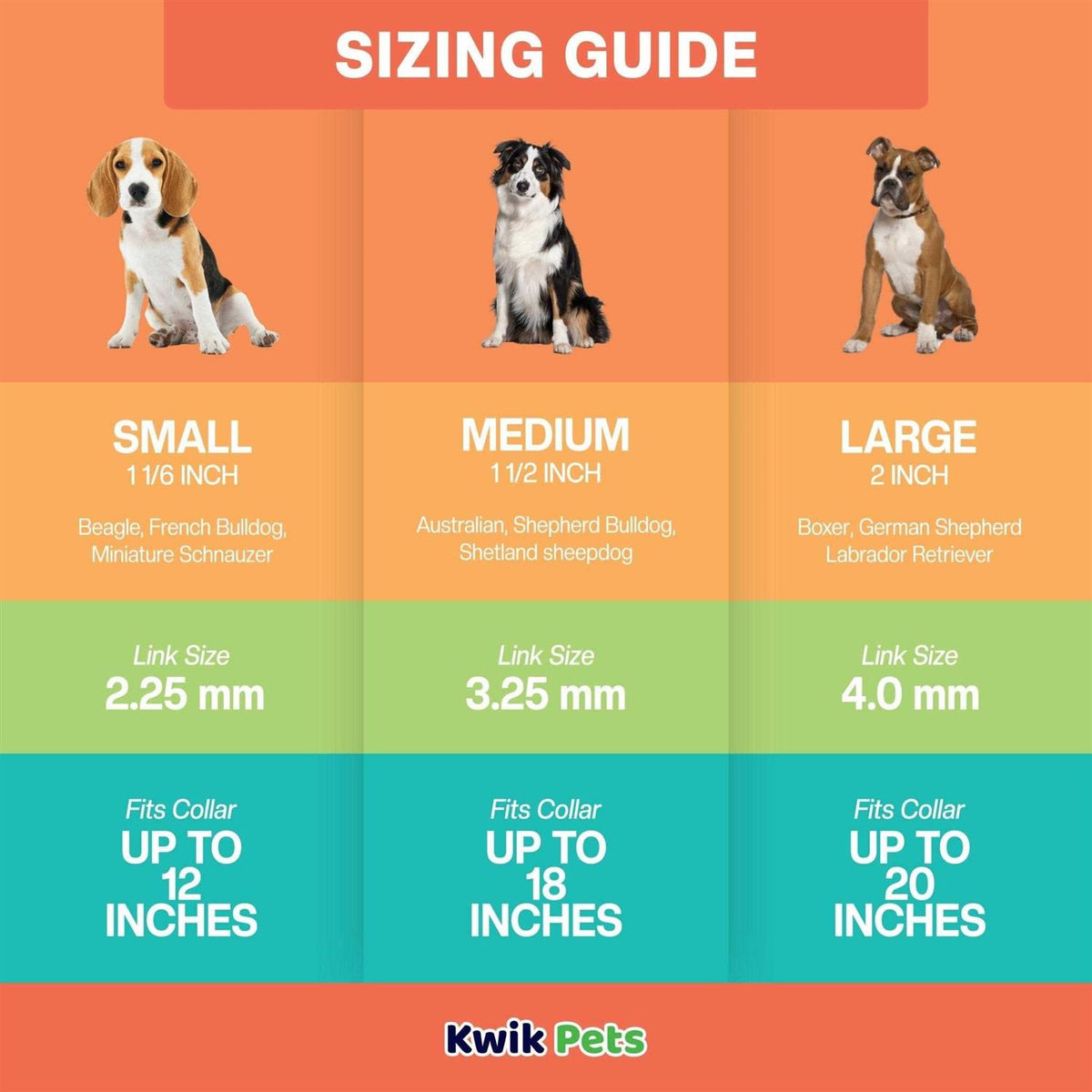 Dog Prong Collars Extra Links L5262
