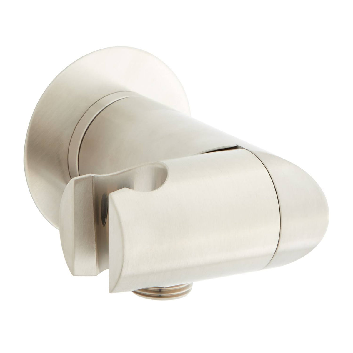 Polished Nickel Swivel Water Supply Elbow and Bracket for Hand Shower J74172