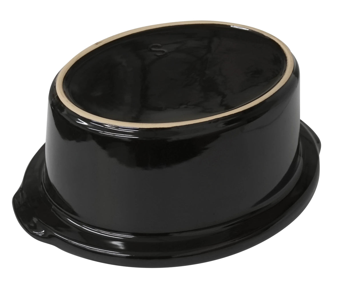 8 Qt Black Stoneware Slow Cooker Insert M36115