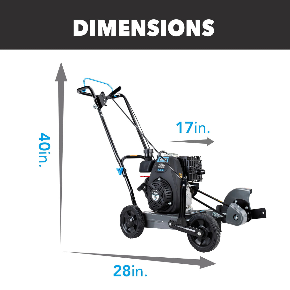 150cc Gas Powered Walk Behind Lawn Edger G8338