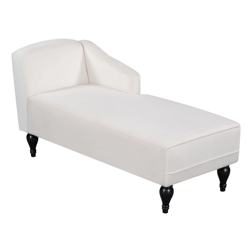 58 inch Velvet Button Tufted Chaise Lounge Sofa Y630055