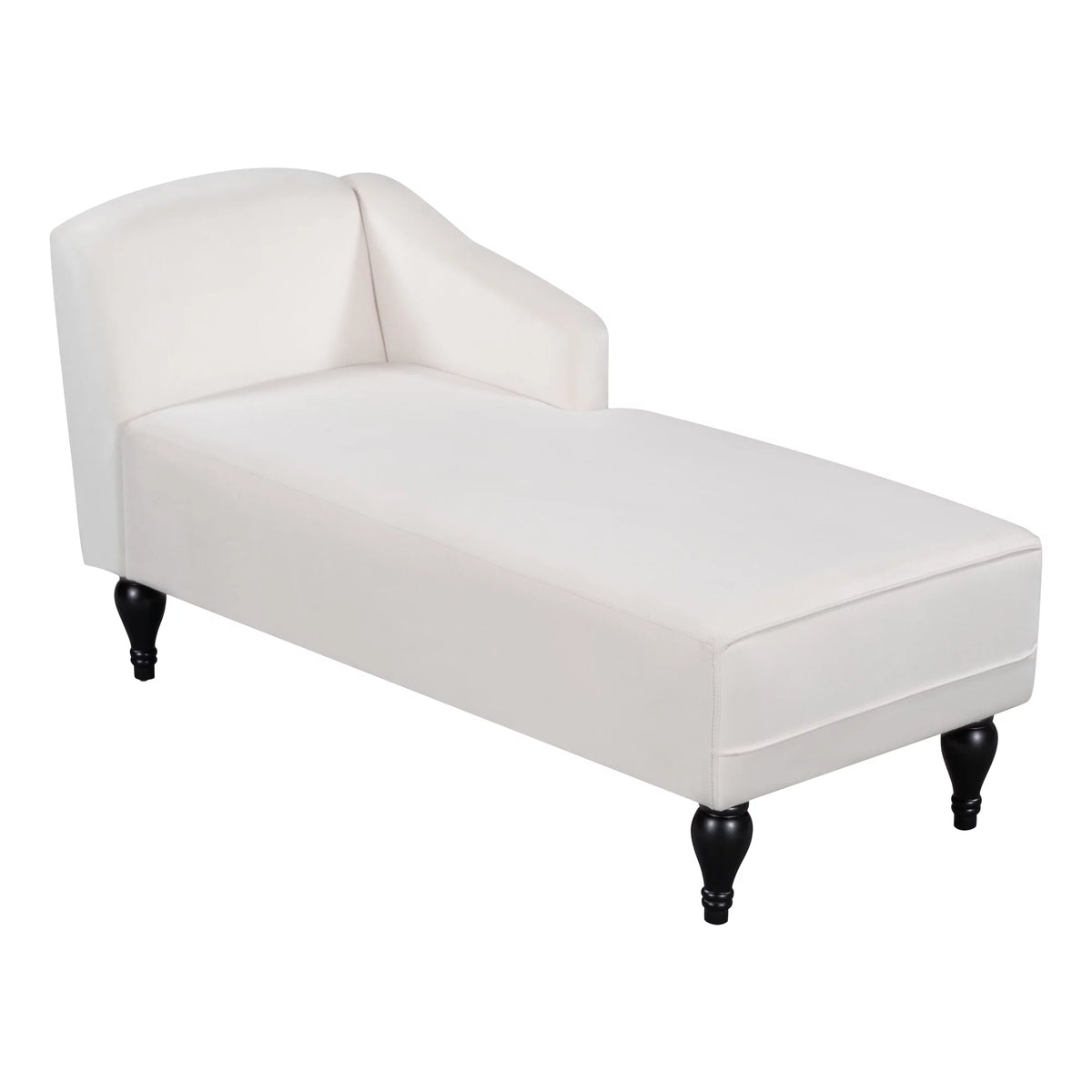 58 inch Velvet Button Tufted Chaise Lounge Sofa Y630055