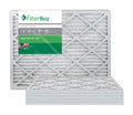 Silver MERV 8 14x36x1 Pleated AC Furnace Air Filter, Pack of 6 L34842