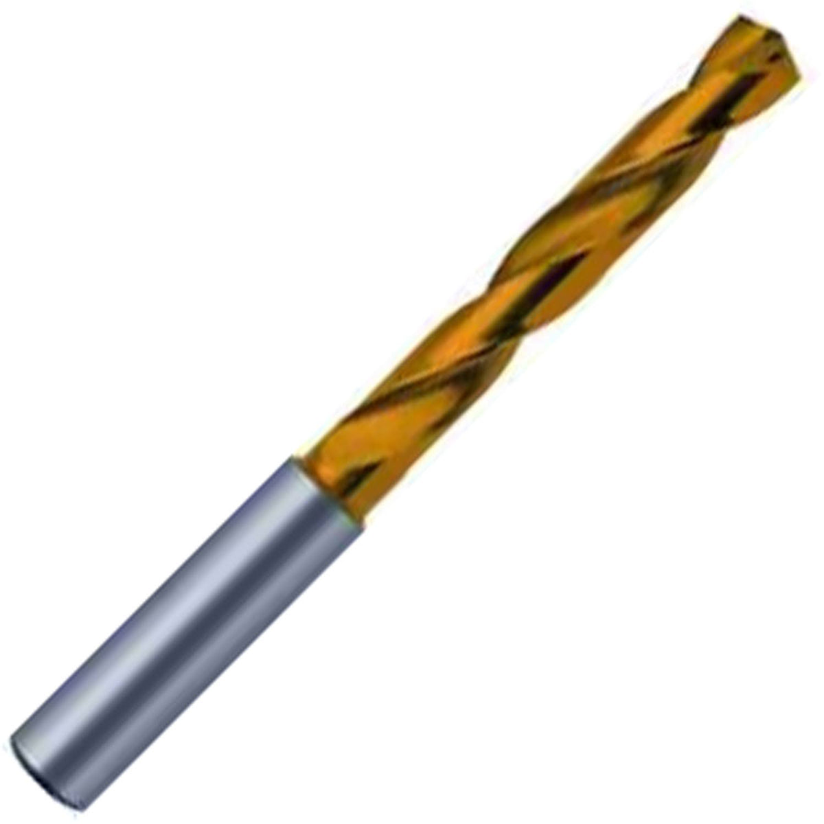 3/16x22 Solid Carbide Jobber Drill with Tin Finish T1402
