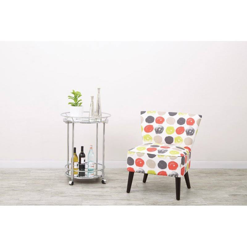 Chrome Serving Cart H5434