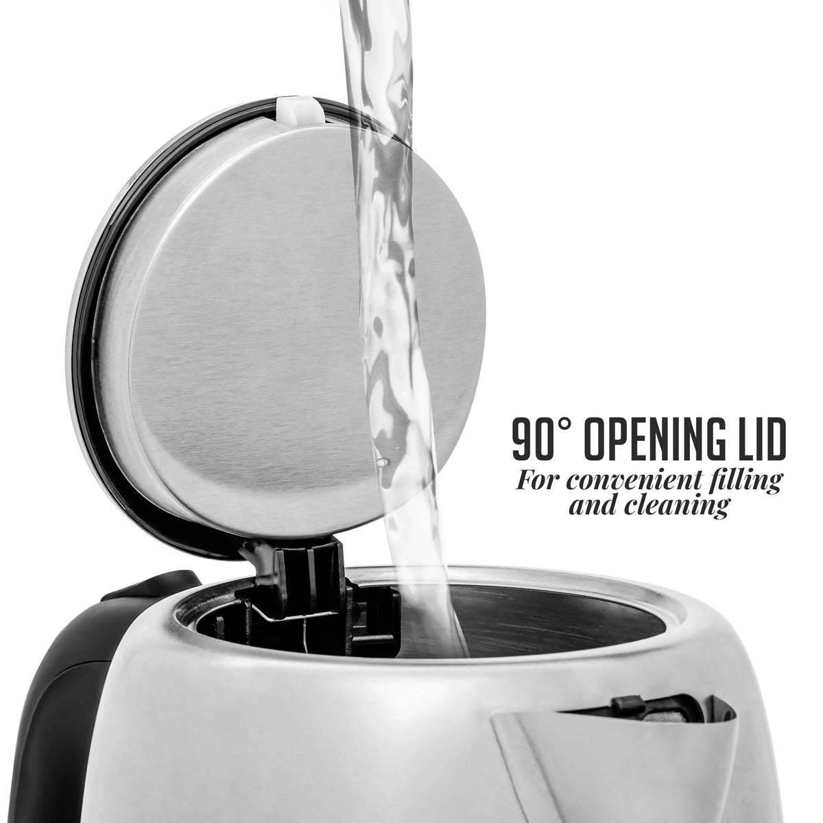 Stainless Steel Electric Kettle 1.2 Liter with Auto Shut-Off A7902