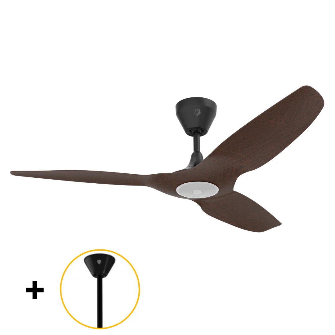 52 Ceiling Fan with Cocoa Bamboo Blades M34556