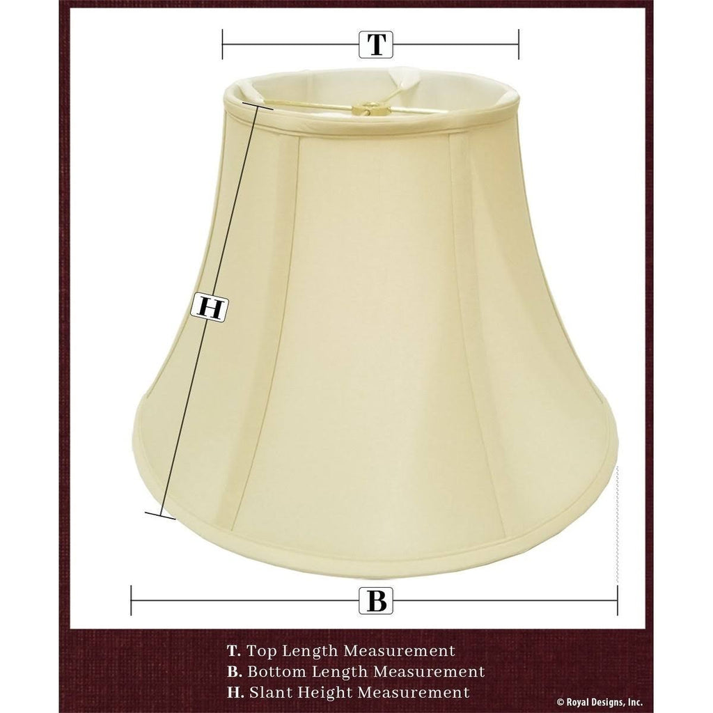 Beige Scallop Bell Lamp Shade, 10 x 20 x 15.5 C6121