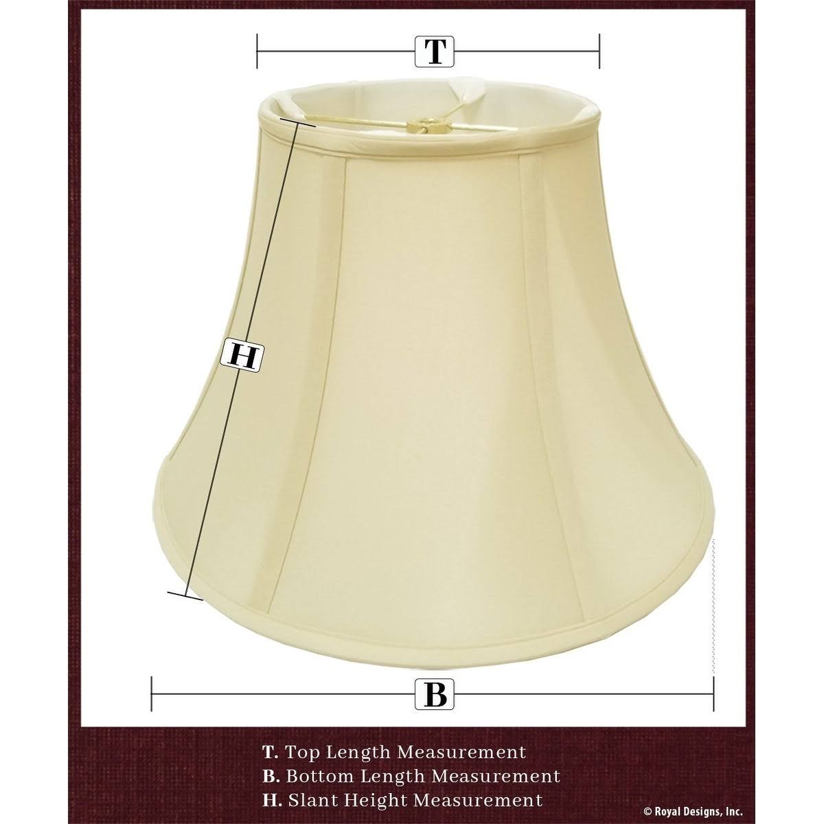 Beige Scallop Bell Lamp Shade, 10 x 20 x 15.5 C6121