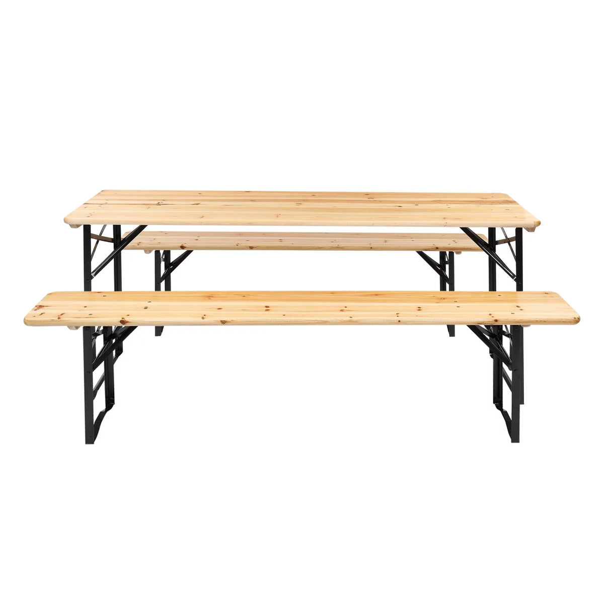 3-Piece Outdoor Folding Picnic Table Bench Set B1320