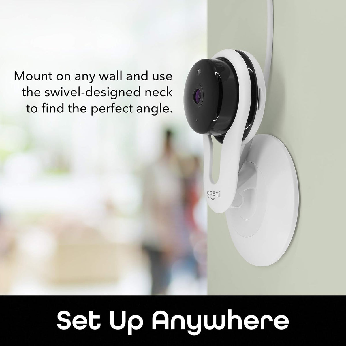 White 1080p Indoor Smart Security Camera 2 Pack V316