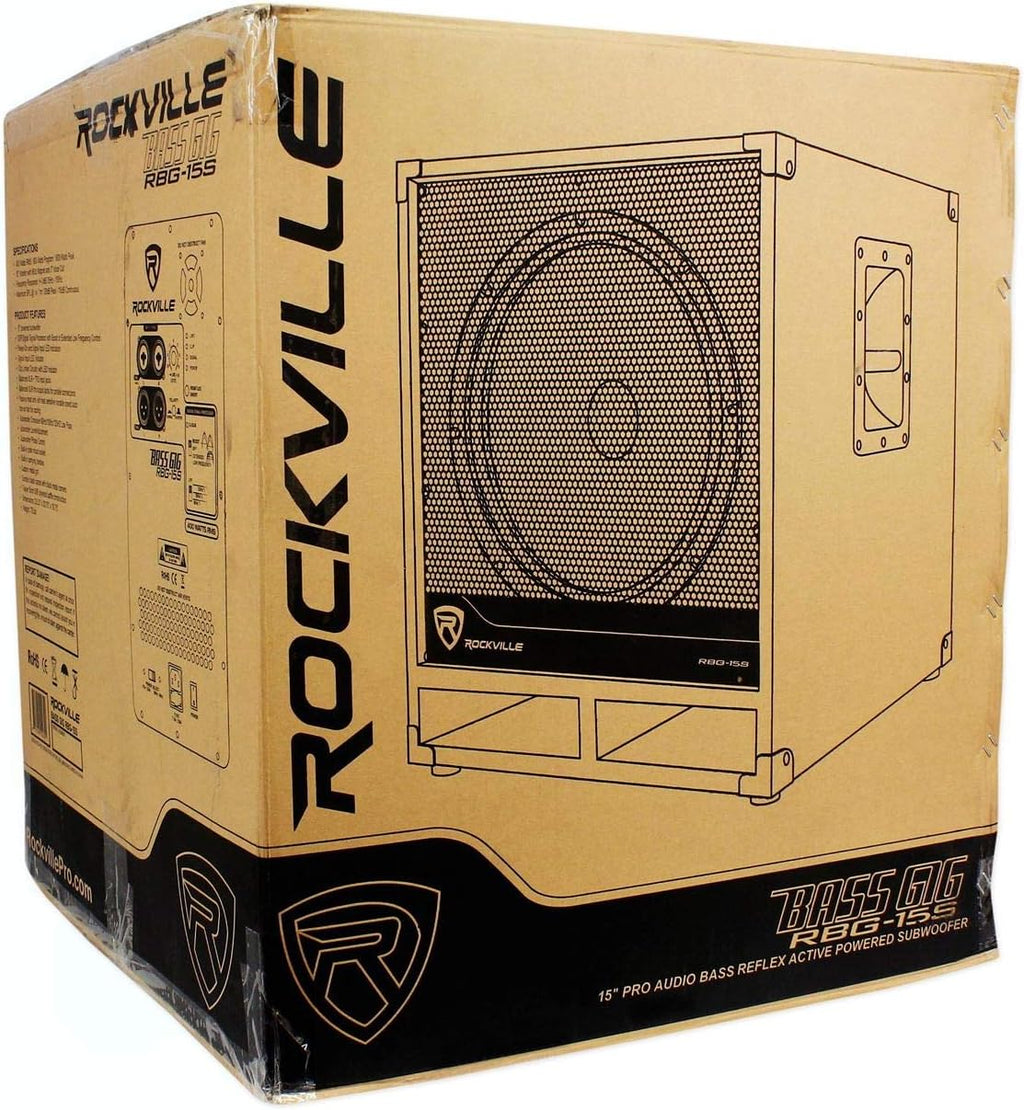 8 Powered PA Speakers and 15 Subwoofer W275