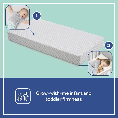 Breathable Crib Mattress, 2 Stage, 52x28 Y97186