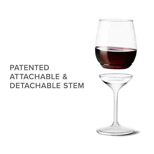 Clear Plastic Stemmed Wine Glasses 14 oz 48 Count R93082