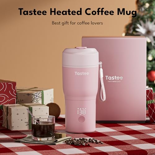 Pink 12oz Heated Travel Mug I19756