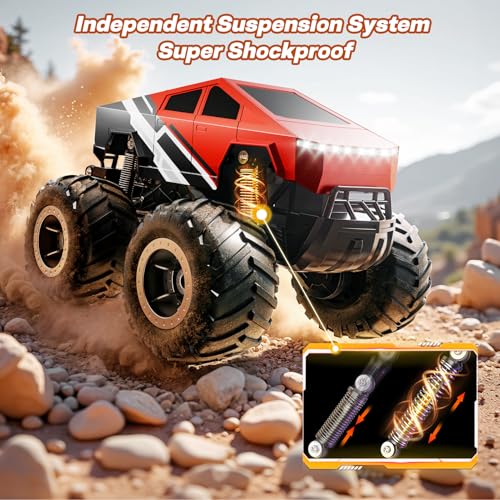 4WD Amphibious RC Off-Road Pick-up Truck 1:16 Scale Red R15749
