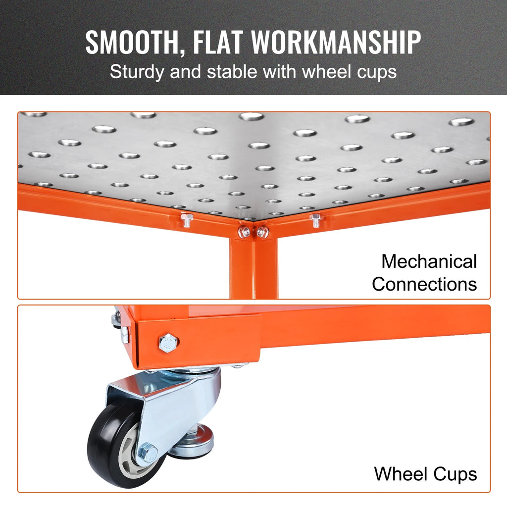 36 x 24 Welding Table with 5/8 Holes, 600lbs Load Capacity G137