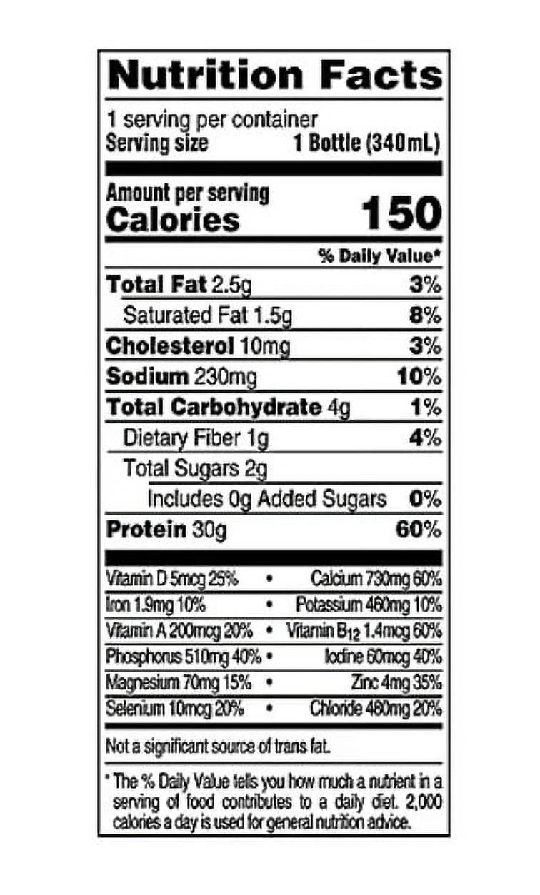 Chocolate 30 g Protein Shake (11.5 fl. oz., 12 pk.) P6138