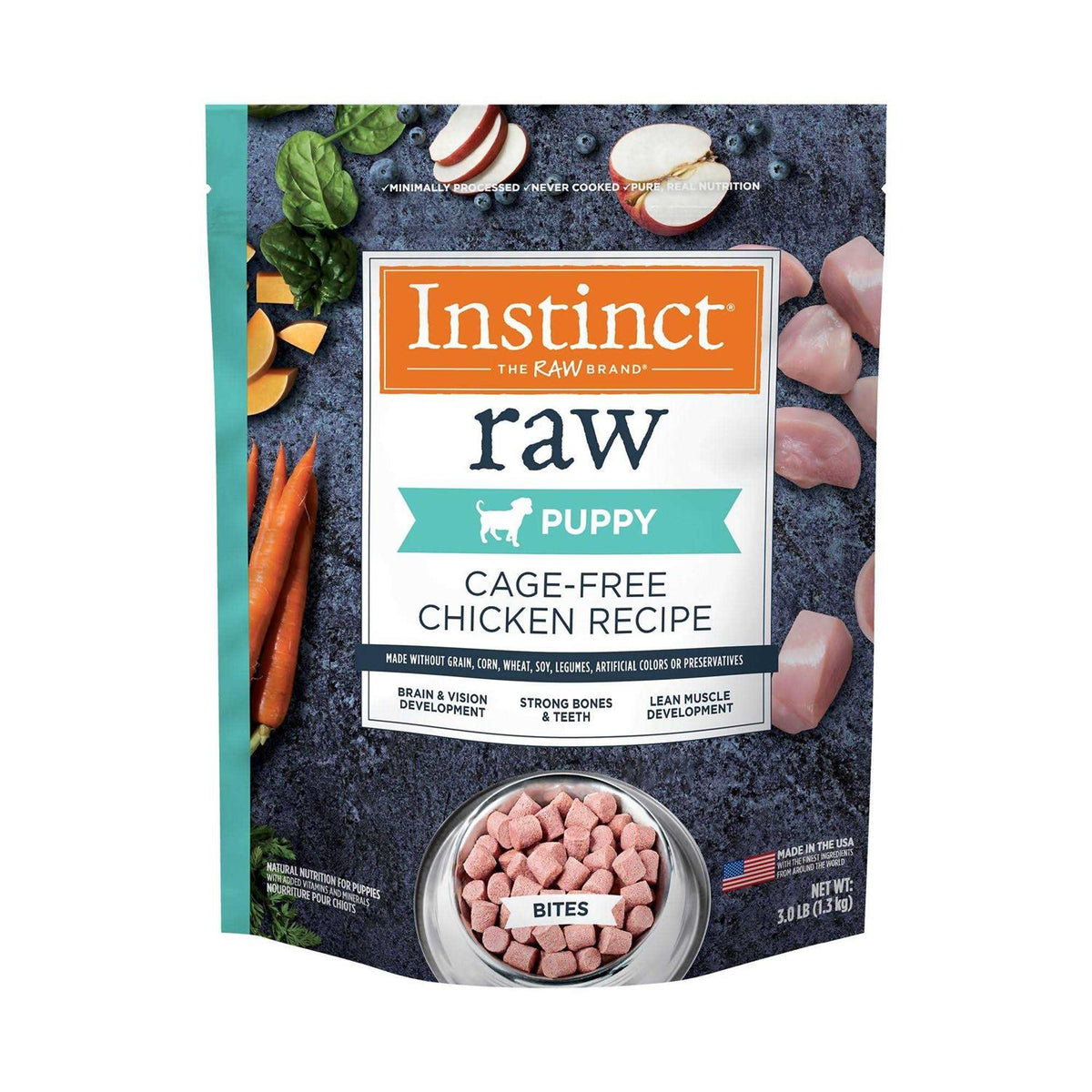 Cage-Free Chicken Recipe Puppy Bites Dog Food B6309