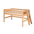 Twin Size Low Loft Bed with Lateral Ladder Y348129