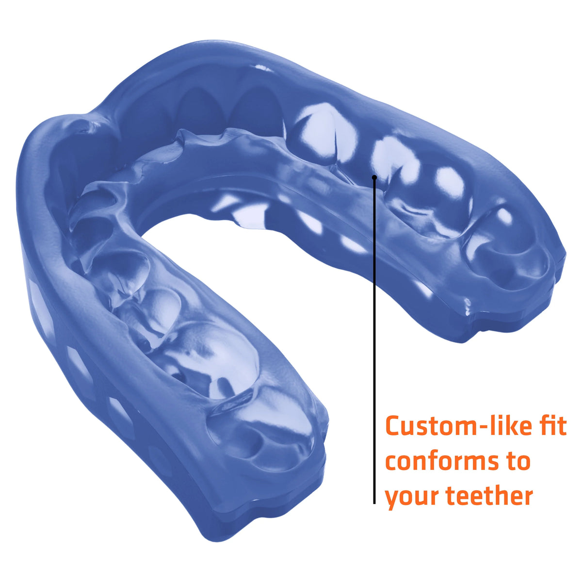 Youth Blue Mouth Guard J434