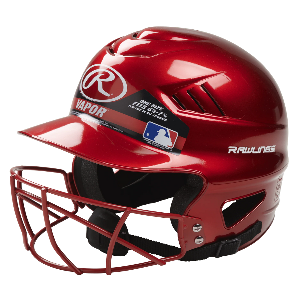 Matte Black Adult Batting Helmet V992