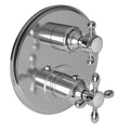 Biscuit Round Thermostatic Trim Plate with Handle B47026