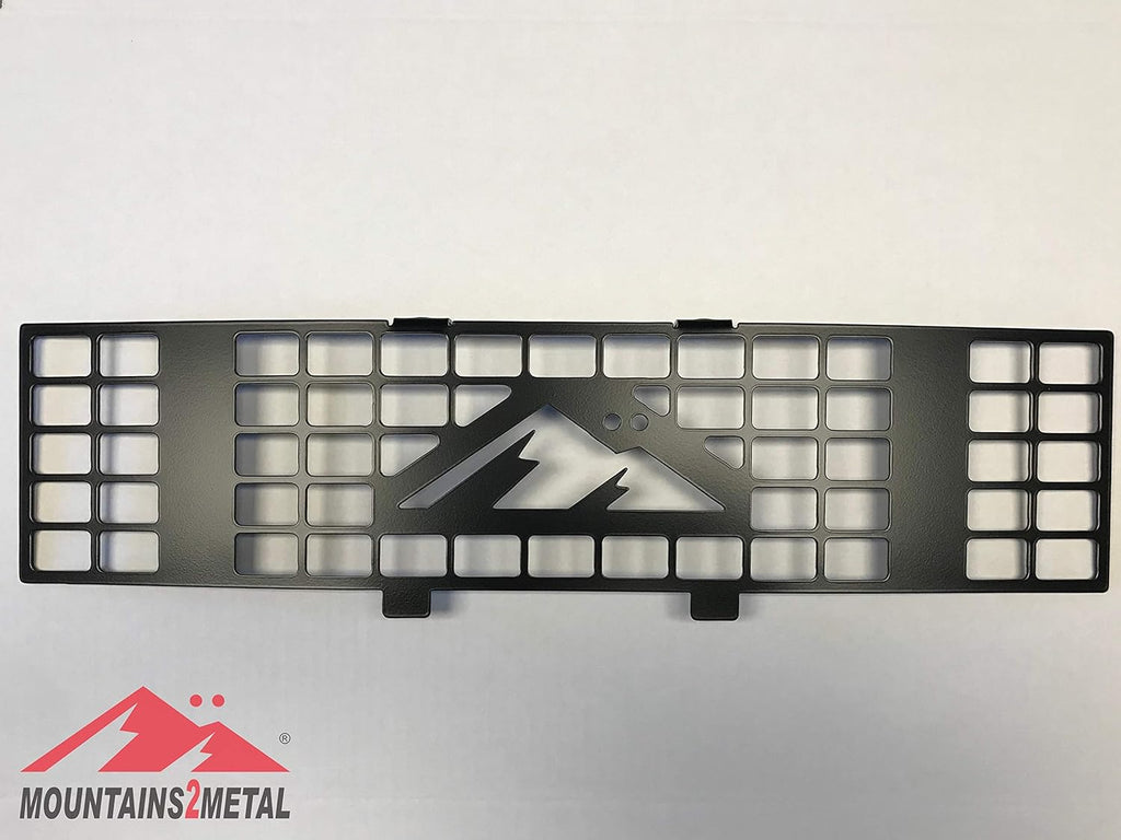 Black Stainless Steel Bumper Grille Insert N4417