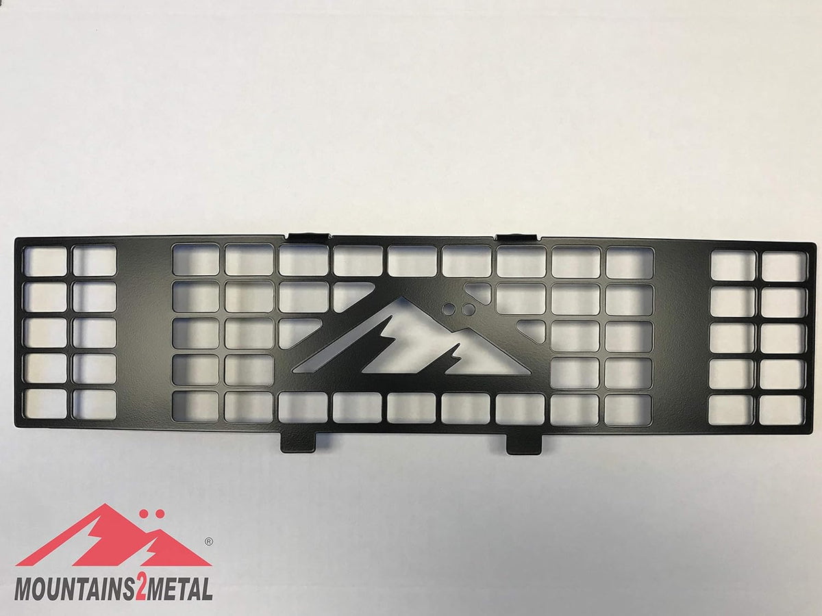 Black Stainless Steel Bumper Grille Insert N4417