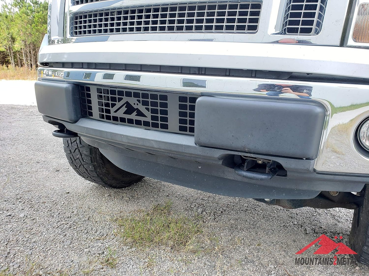 Black Stainless Steel Bumper Grille Insert N4417