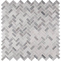 12 in. x 12 in. x 10 mm Polished Marble Mosaic Tile G265