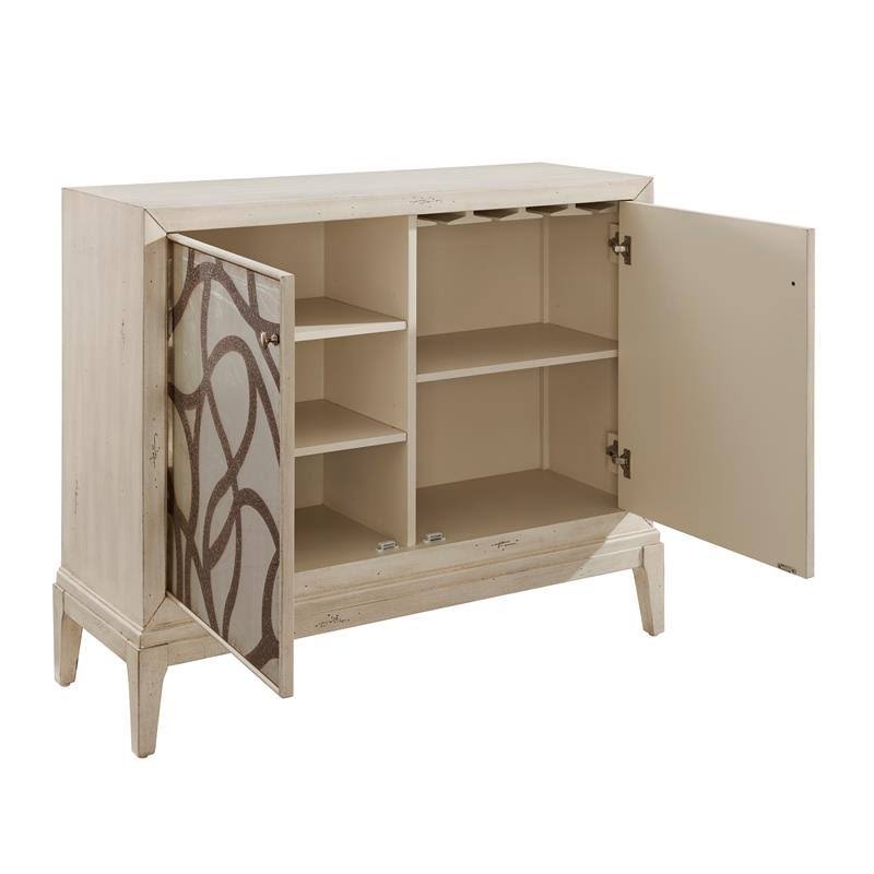 Bold Painted Pattern Door Chest K771331