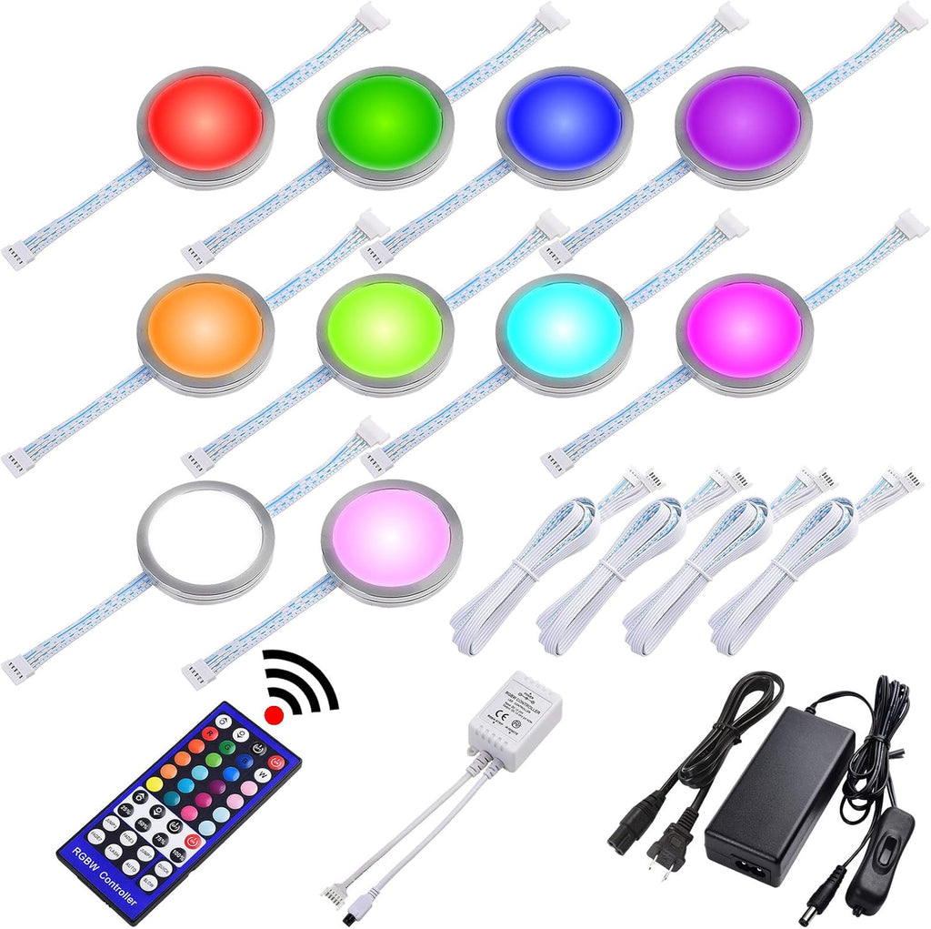 RGBW Under Cabinet LED Lighting Kit, 8 Lights U964748