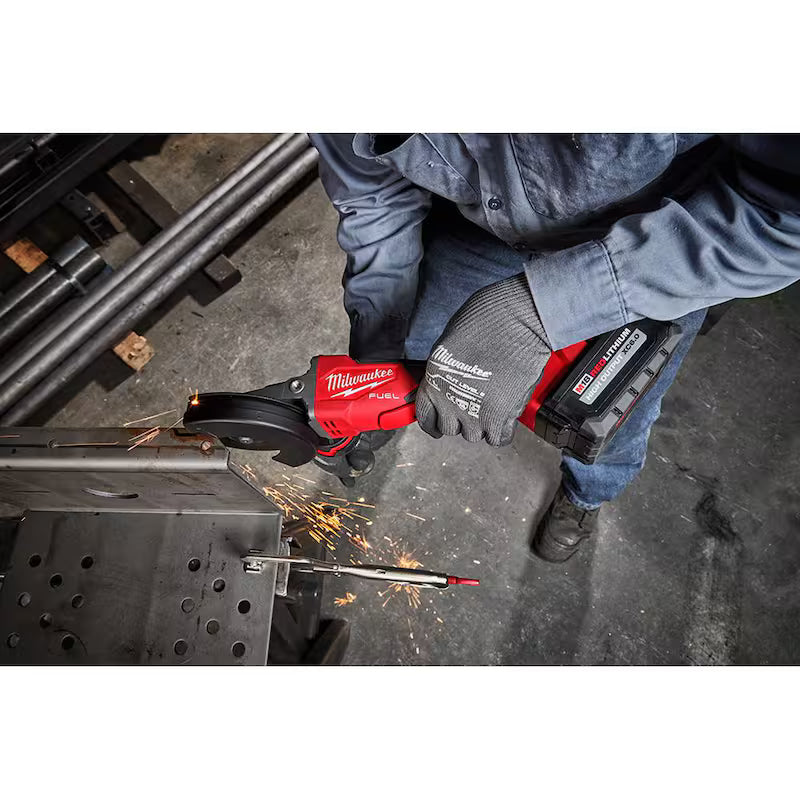 18-Volt Lithium-Ion Brushless Cordless 5 in. Flathead Braking Grinder R5195