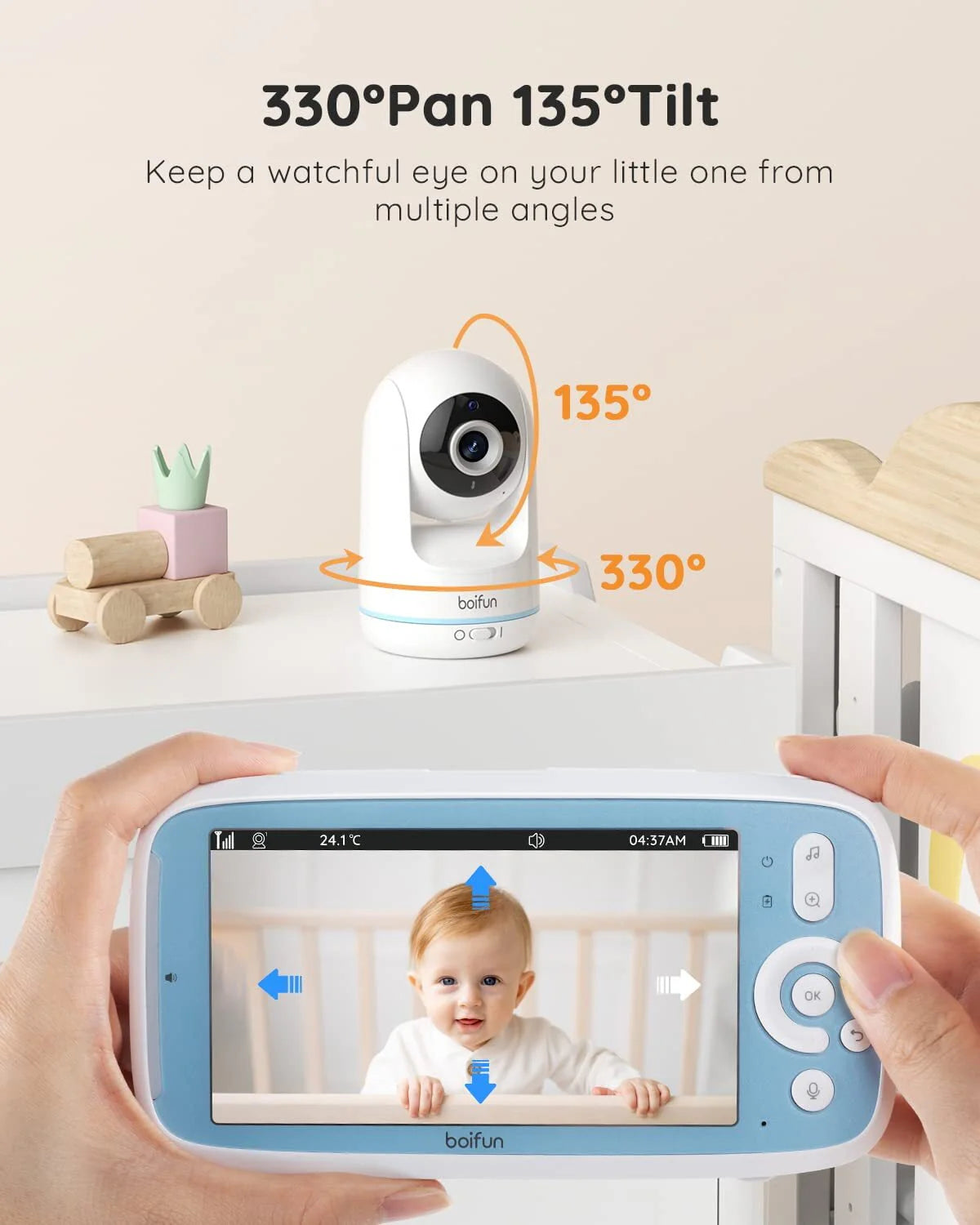 Baby Monitor with Camera and Audio L237237