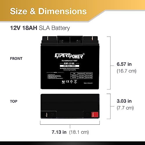 12V 18Ah Lead Acid Battery T6960