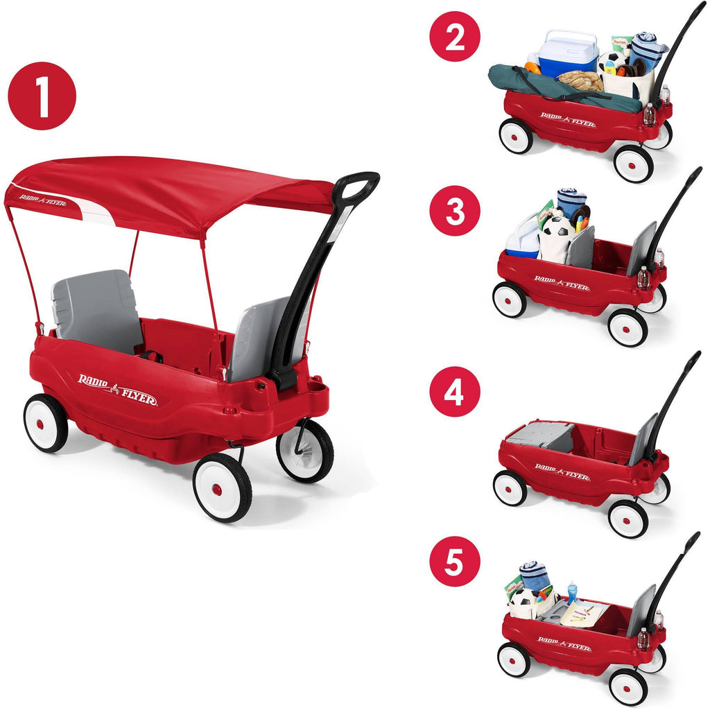 Red Canopy Wagon G43448