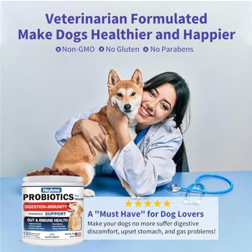 180 Chews Bacon Dog Probiotics A8857