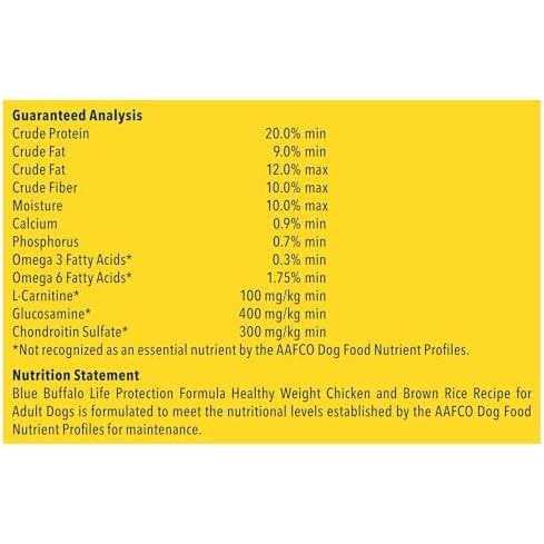 Adult Chicken & Brown Rice Dry Dog Food C30852