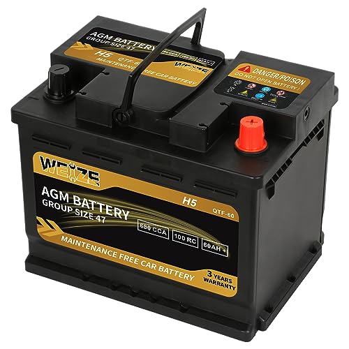 BCI Group 24F AGM Automotive Battery, 120RC, 710CCA Y42498