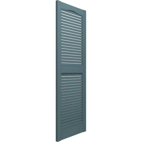 14 1/2 inch x 67 inch Vinyl Open Louver Shutters P3209