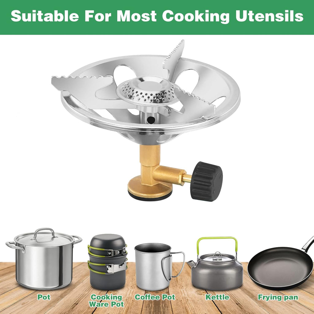 2 in 1 Portable Camping Stove with Carrying Bag I28734