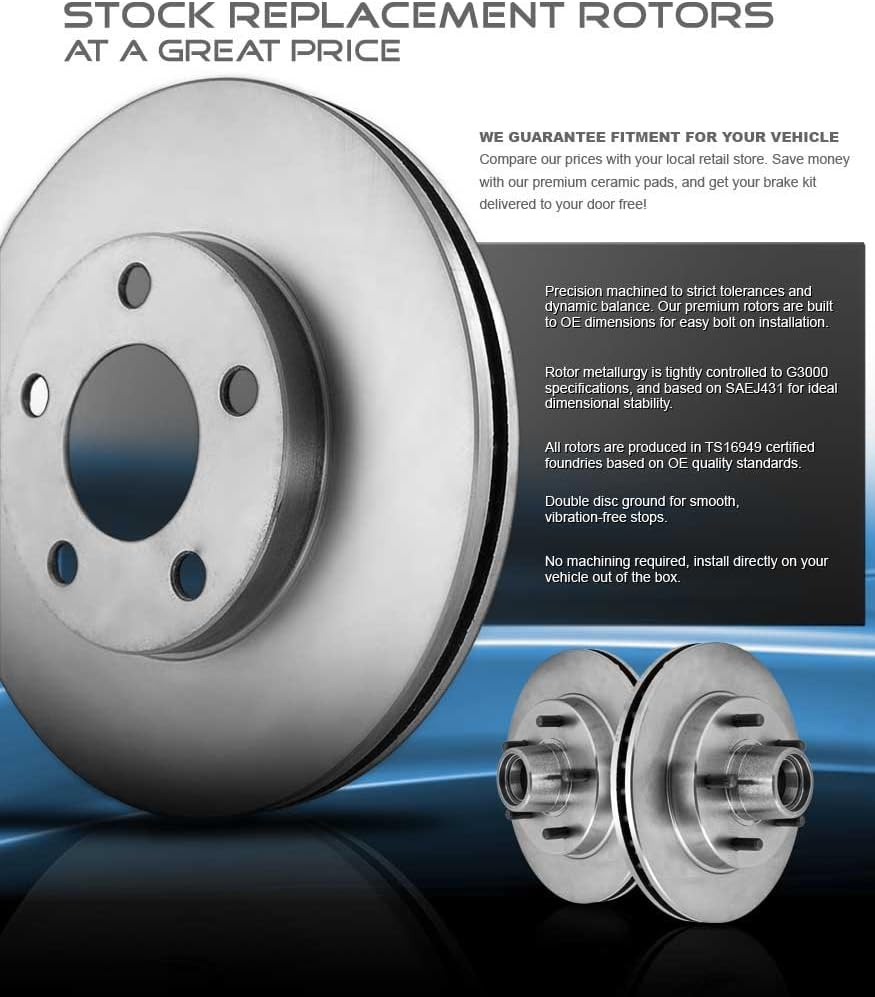 Brake Disc Rotors Pair K276
